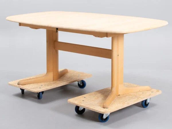 Skovby SM75 Ovalt spisebord m. to tillægsplader. Skovby Møbelfabrik — billede 6