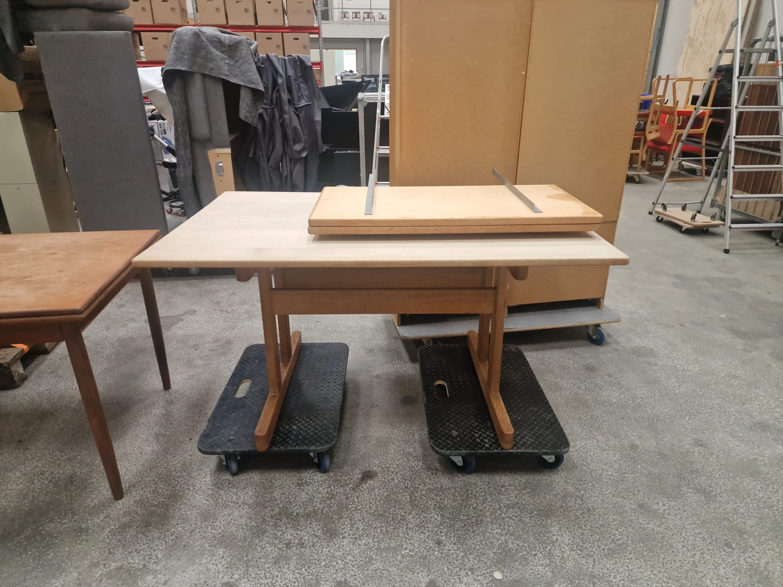Shaker spisebord, massiv egetræ, Kurt Østervig