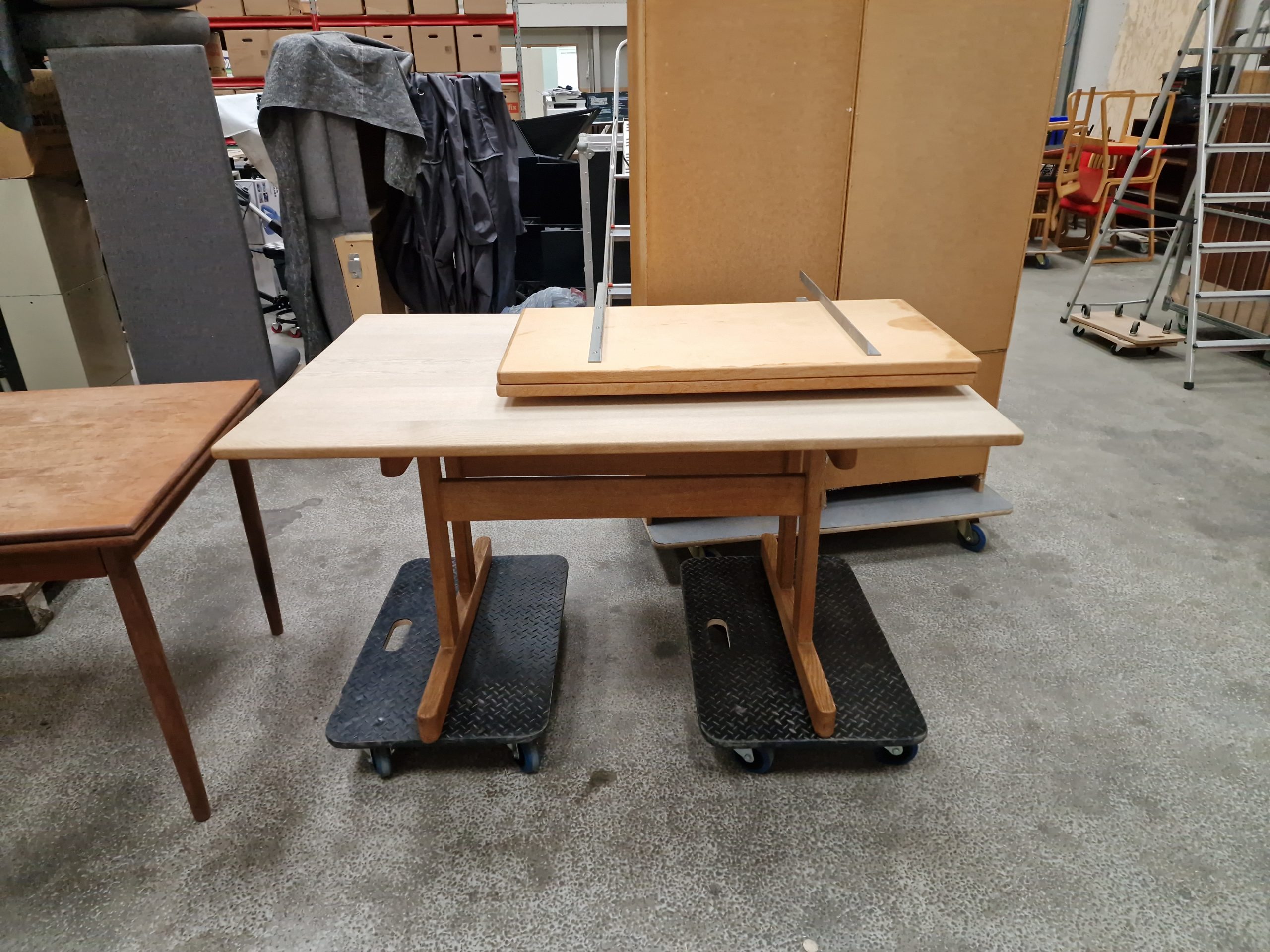 Shaker spisebord, massiv egetræ, Kurt Østervig