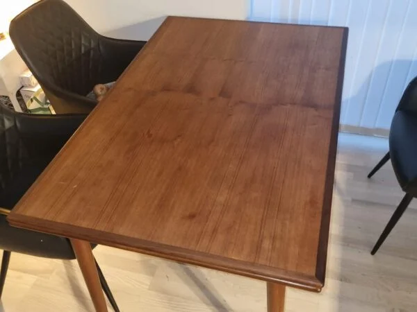 Spisebord i teak med hollandsk udtræk — billede 4