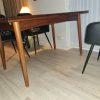 Spisebord i teak med hollandsk udtræk — billede 5