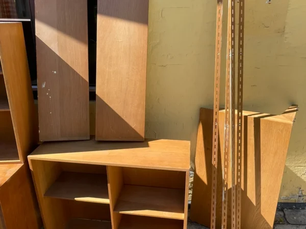 Kai Kristiansen / FM, Feldballe Møbelfabrik Vangereol i tre sektioner, egetræ, Kai Kristiansen, Feldballe Møbelfabrik — billede 2