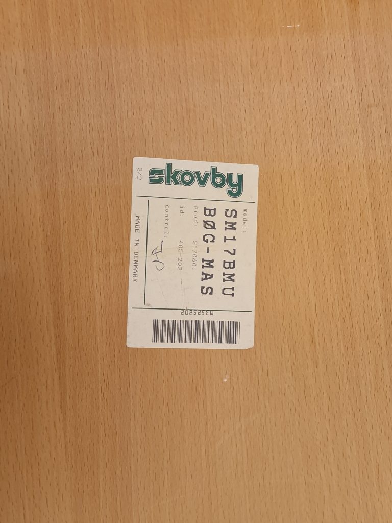 Skovby SM17 Skovby sm17 med tillægsplader, massiv bøg — billede 6