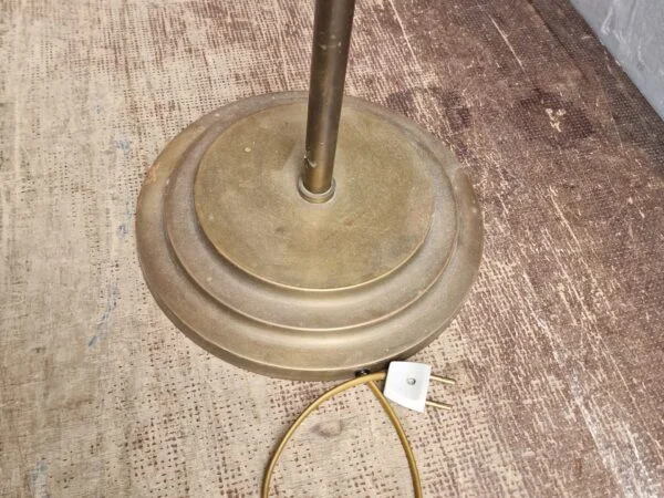 Le Klint Standerlampe i messing med le-klint skærm — billede 6