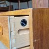 Hundevad Skænk i teak, kommodeskuffer og foldbar låge — billede 11