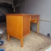 Skrivebord i teak og bøg — billede 6