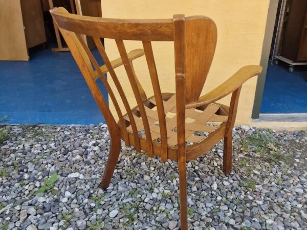 Canada lænestol i lakeret bøg, Fritz Hansen, 1940’erne