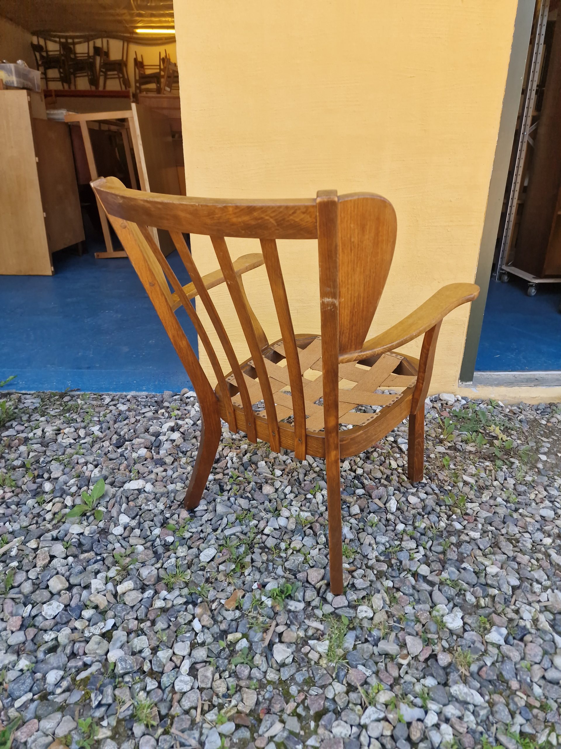 Canada lænestol i lakeret bøg, Fritz Hansen, 1940’erne