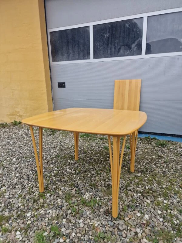 Haslev Spisebord, bøg, Haslev, 1 tillægsplade