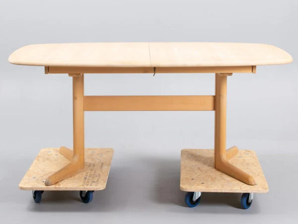 Skovby SM75 Ovalt spisebord m. to tillægsplader. Skovby Møbelfabrik — billede 7