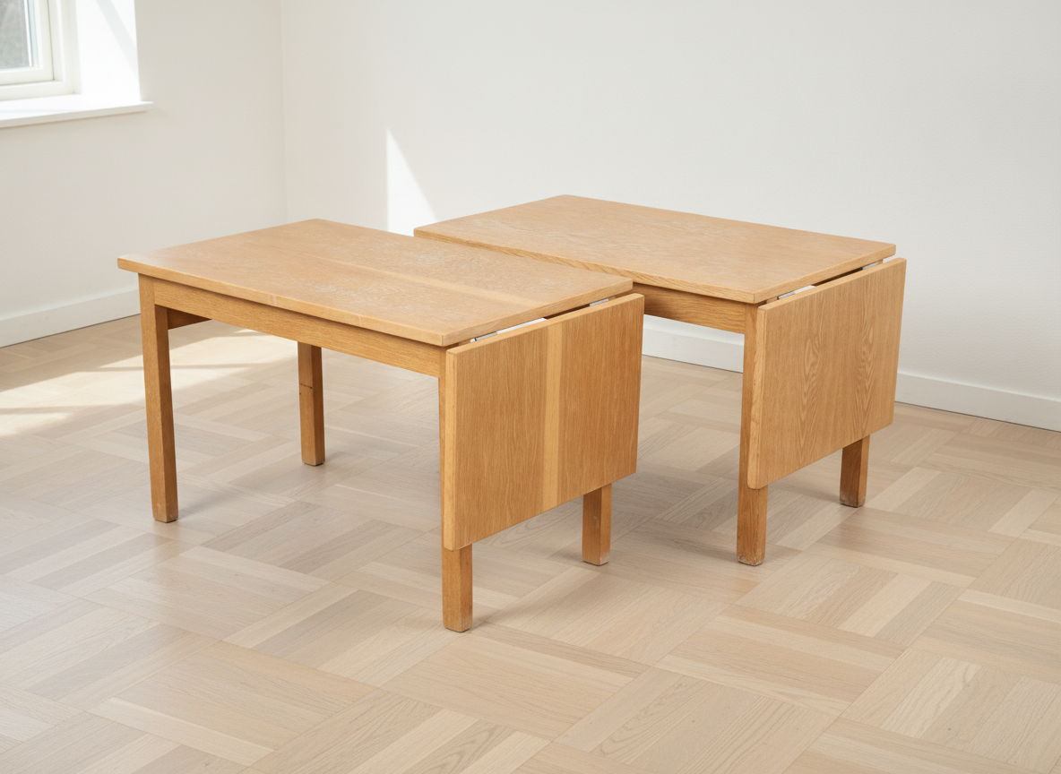 Hans J Wegner sideborde i egetræ, Getama