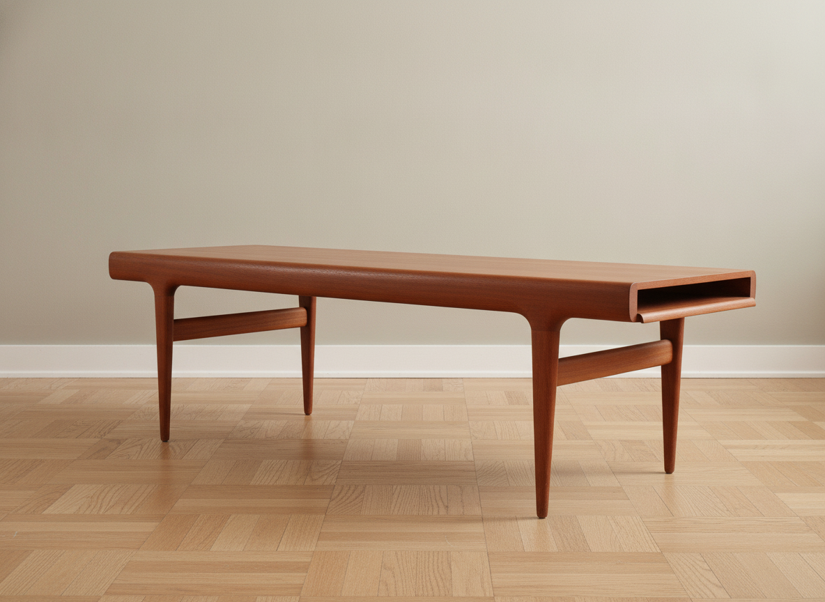 Johannes Andersen sofabord i teak, Uldum Møbelfabrik