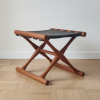 Model PH 41, Poul Hundevad Skammel, massiv teak, Guldhøj