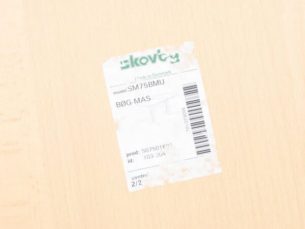 Skovby SM75 Ovalt spisebord m. to tillægsplader. Skovby Møbelfabrik — billede 8