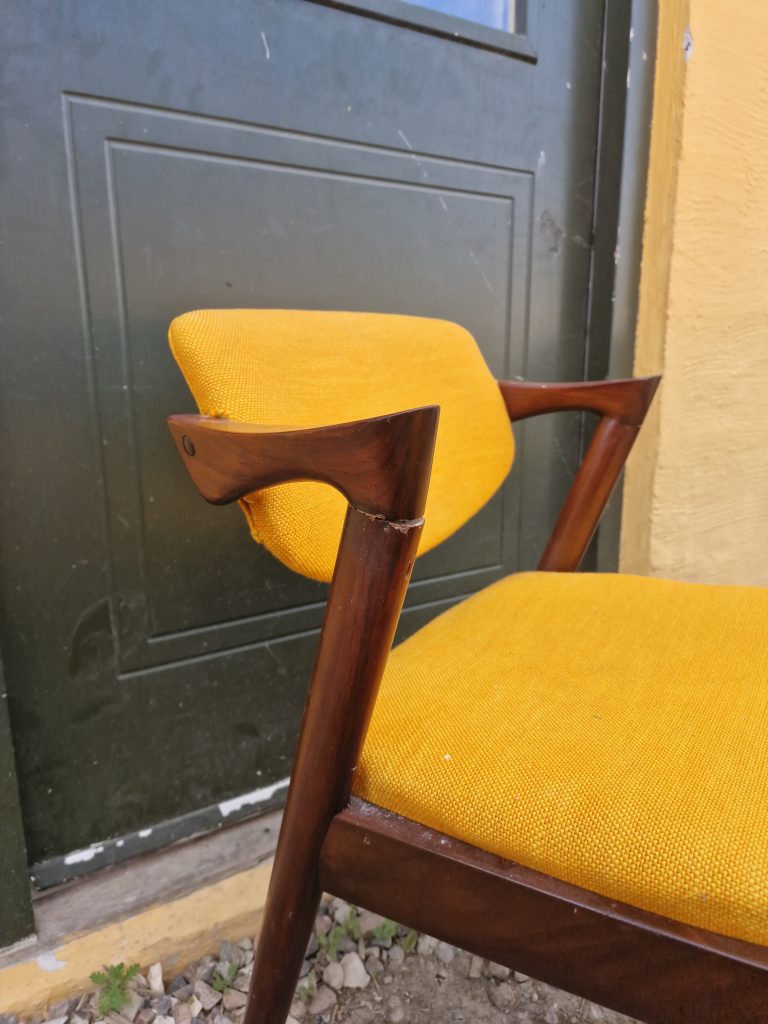 Kai Kristiansen, model 42 Fire spisestole i massiv palisander, model 42 af Kai Kristiansen — billede 8
