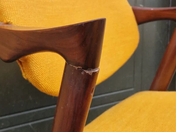 Kai Kristiansen, model 42 Fire spisestole i massiv palisander, model 42 af Kai Kristiansen — billede 6