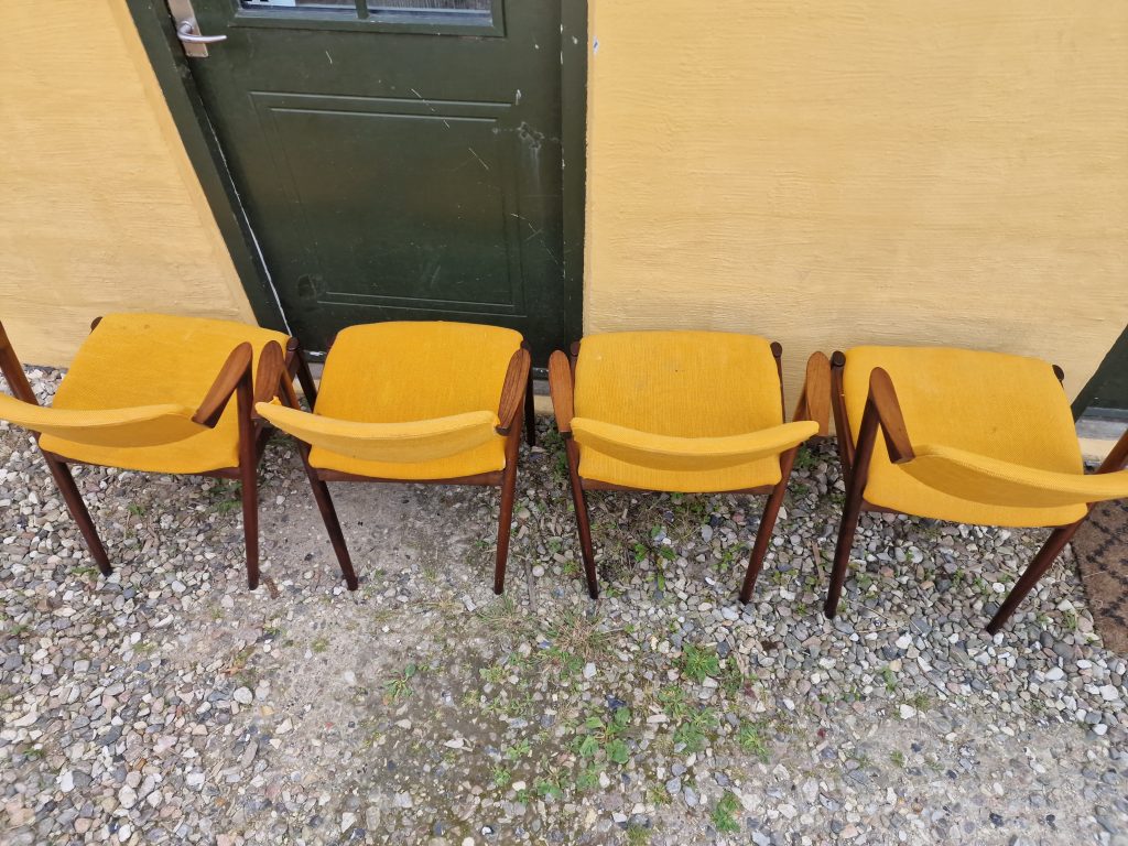 Kai Kristiansen, model 42 Fire spisestole i massiv palisander, model 42 af Kai Kristiansen — billede 9