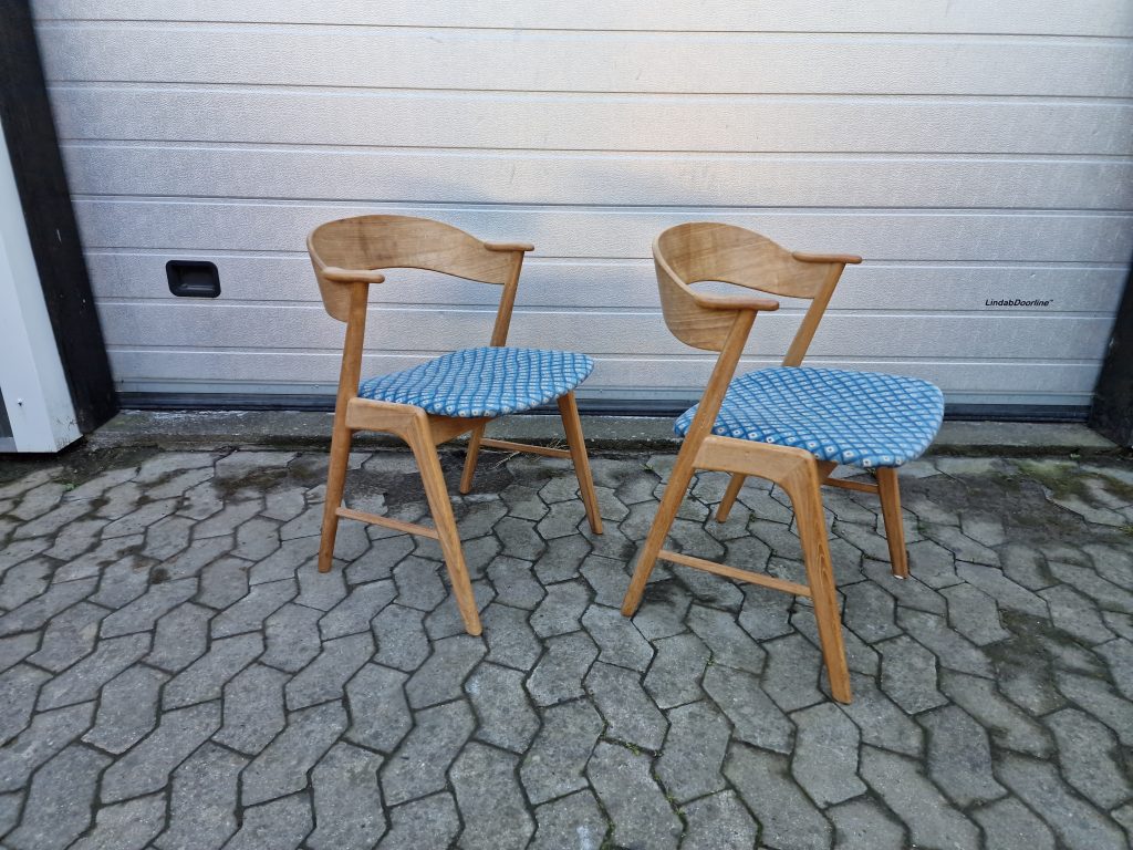 Kai Kristiansen model 32 2 x spisestole i massiv teak, Kai Kristansen model 32 — billede 4