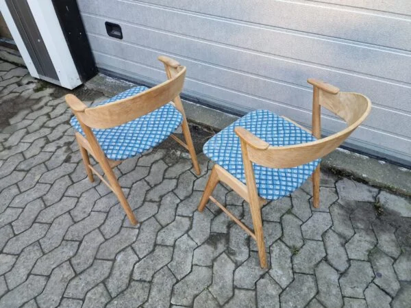 2 x spisestole i massiv teak, Kai Kristansen model 32