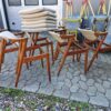 Kai Kristiansen model 42 6 stk spisestole, Kai Kristiansen model 42 i massiv teak til ompolstring og reparation — billede 11