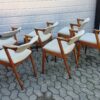 Kai Kristiansen model 42 6 stk spisestole, Kai Kristiansen model 42 i massiv teak til ompolstring og reparation — billede 8