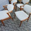 Kai Kristiansen model 42 6 stk spisestole, Kai Kristiansen model 42 i massiv teak til ompolstring og reparation — billede 4
