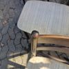 Fire spisestole i bejdset egetræ — billede 8