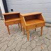 Et sæt natborde i teak — billede 2