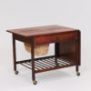 ML møbler, no. 60 Fritstående sybord af palisander med klap, ML Møbler, No 60. 1950-60’erne, Danmark.