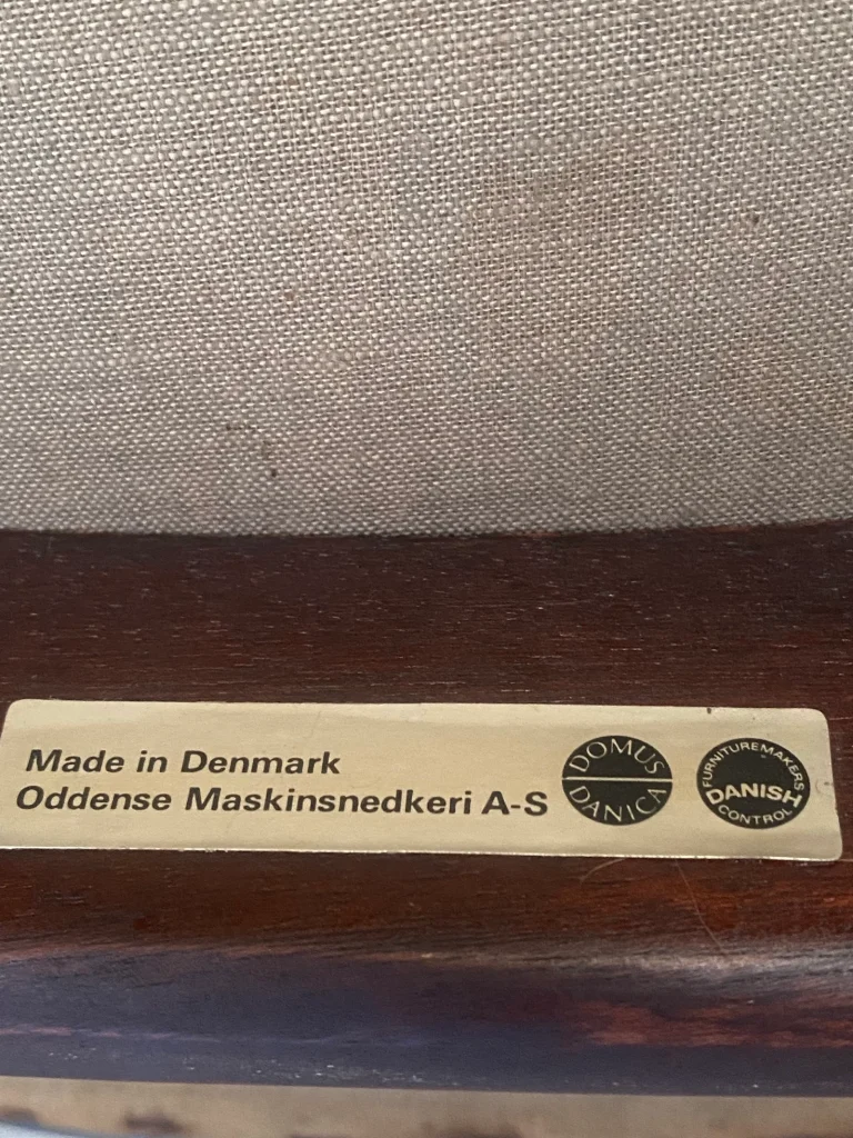 Erik Buch model 49 Armstol i massiv palisander, Erik Buch model 49 — billede 6