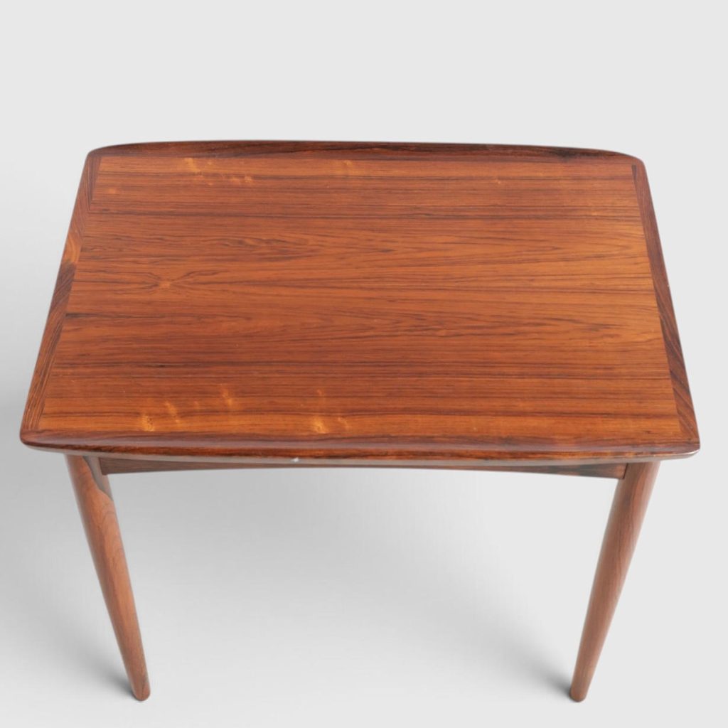 Møbelintarsia MØBELINTARSIA. Sofabord/sidebord af palisander, 1960’erne. Mærket. — billede 3