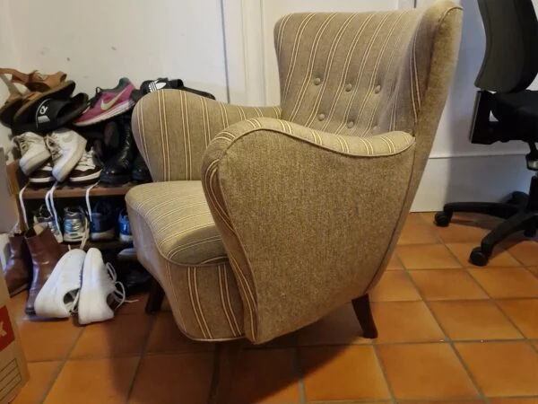 Et par lænestole, høj og lavrygget — billede 5