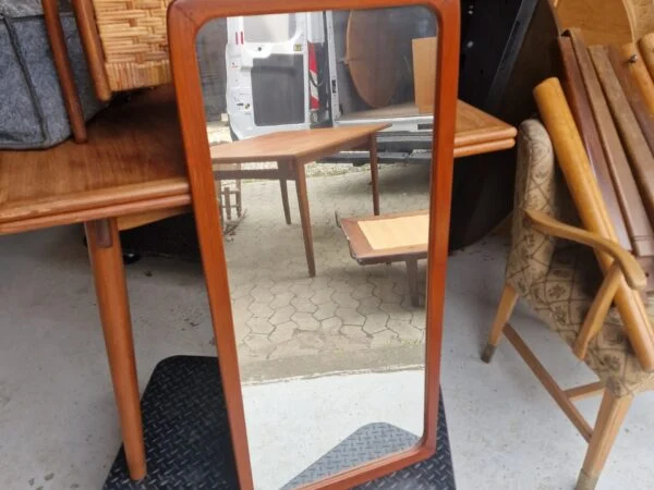Spejl, ramme af teak — billede 6
