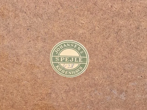 Spejl, ramme af teak