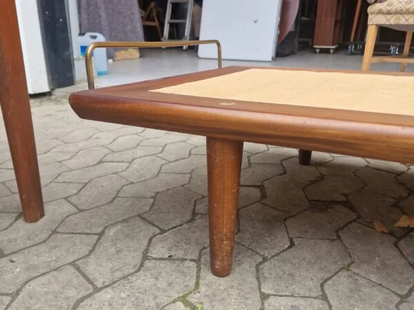 GE19, GETAMA “GE19” daybed af teak med messingbøjler, Getama — billede 9