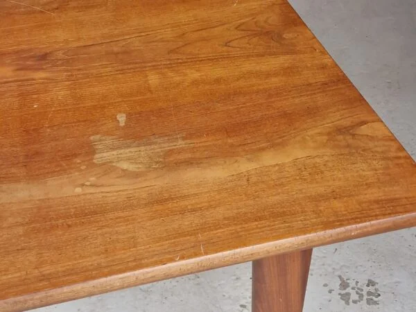 Spisebord i teak med tillægsplade — billede 15