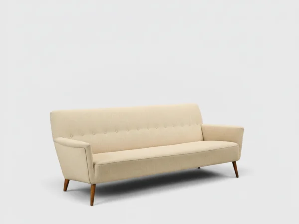 Sofagruppe. Tre-pers. sofa samt lænestol, 1950-60’erne. (2). — billede 6