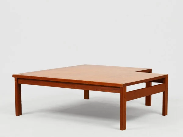 Ole Gjerløv-Knudsen & Torben Lind, France & Søn OLE GJERLØV-KNUDSEN & TORBEN LIND. ‘Moduline’. Sæt loungemøbler af teak og læder, France & Søn, Danmark. (5). — billede 4