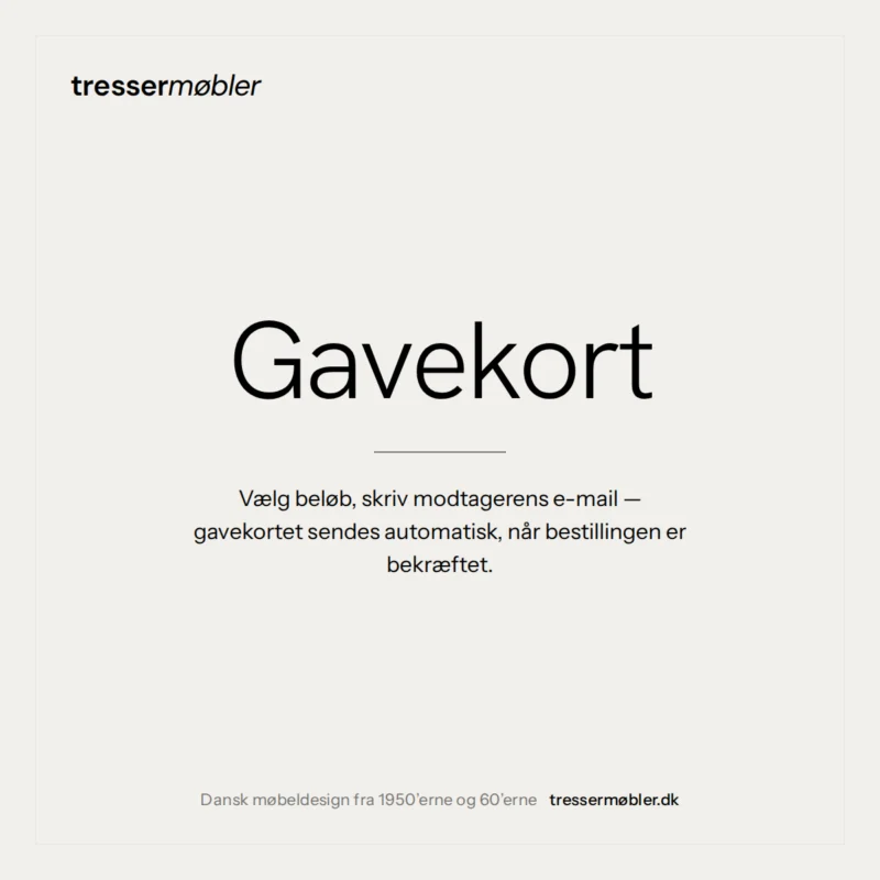 Gavekort til Tresser Møbler