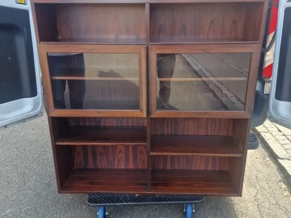 Omann Jr skænk + reol/vitrine, palisander