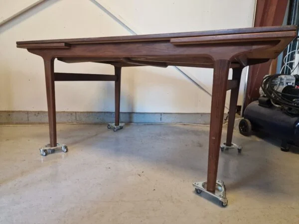 Teak spisebod med hollandsk udtræk — billede 8