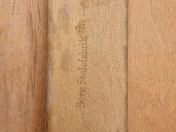 Sorø Møbelfabrik 8 spisestole i massiv teak, Sorø møbelfabrik — billede 7