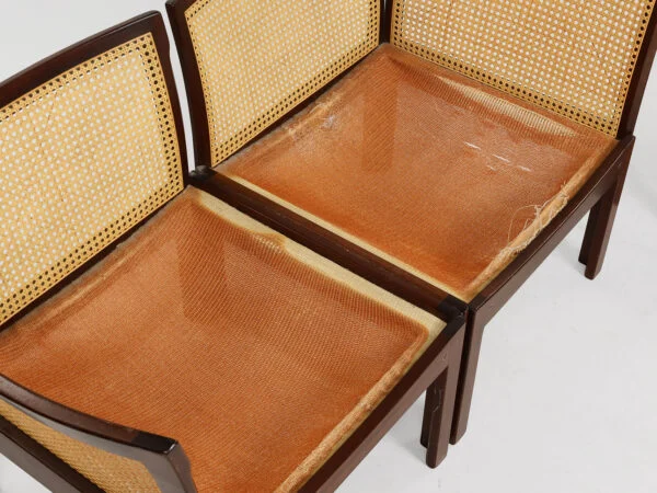 Illum Wikkelsø, CFC Silkeborg ILLUM WIKKELSO. To-pers. sofa samt lænestol af mahogni, ‘Model Plexus’. CFC Silkeborg, Danmark (2). — billede 6