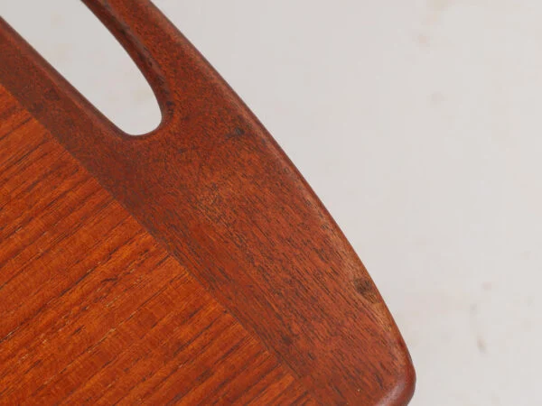 Sofabord af teak med magasinhylde af sjeneflet, 1950-60’erne, Danmark. — billede 6