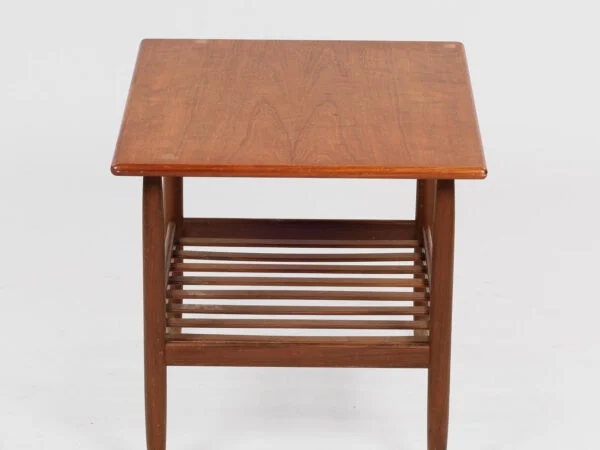 Sofabord af teak med underliggende hylde, dansk møbelproducent, Danmark, 1950/1960’erne.